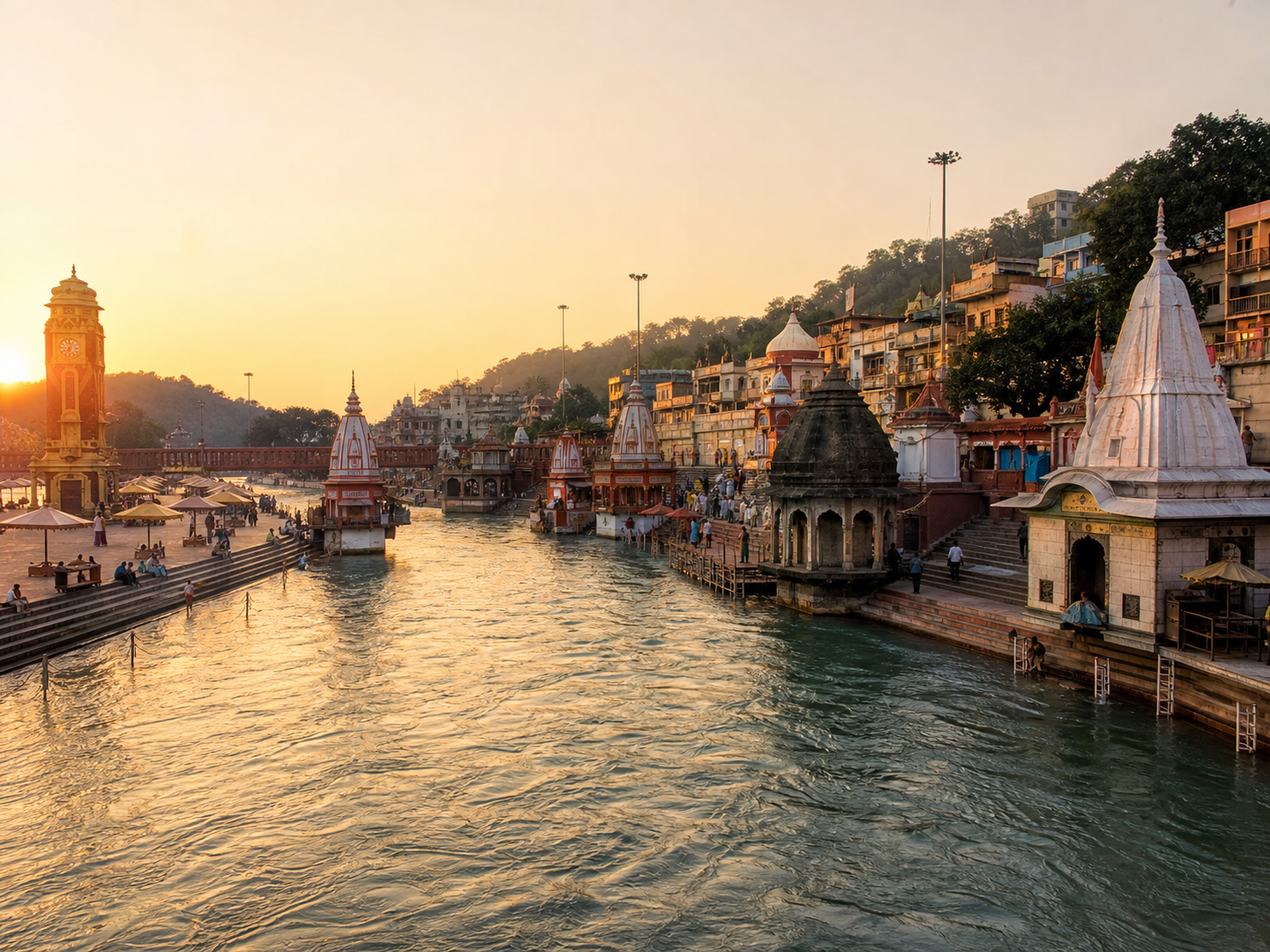 Har Ki Pauri and the Ganges in Haridwar